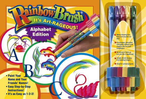 rainbow brush abc alphabet book for kids